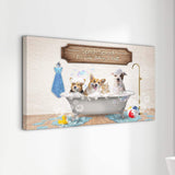 Splish Splash We Were Taking A Bath Sign - Tailored Canvases - Flyclothing LLC