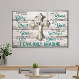 I Can Only Imagine Jesus Sign - Tailored Canvases - Flyclothing LLC