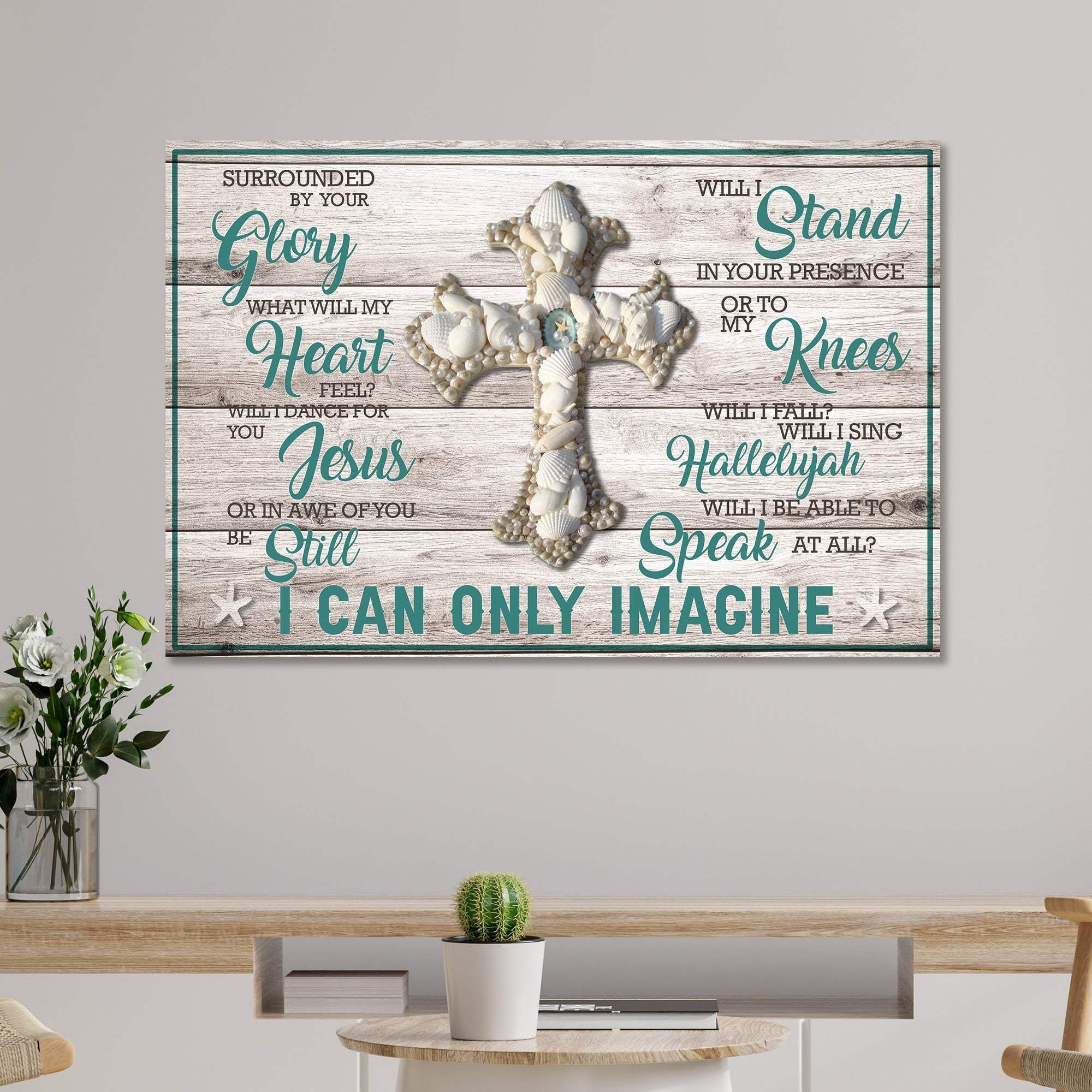 I Can Only Imagine Jesus Sign - Tailored Canvases - Flyclothing LLC