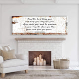 Numbers 6:24-26 - May The Lord Bless You Sign - Tailored Canvases - Flyclothing LLC