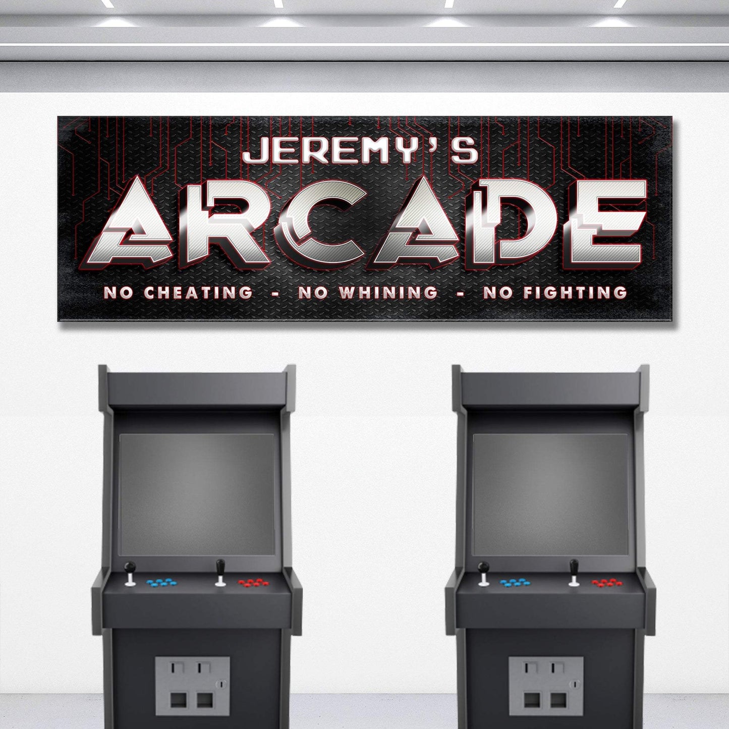 Arcade Family Sign - Tailored Canvases - Flyclothing LLC