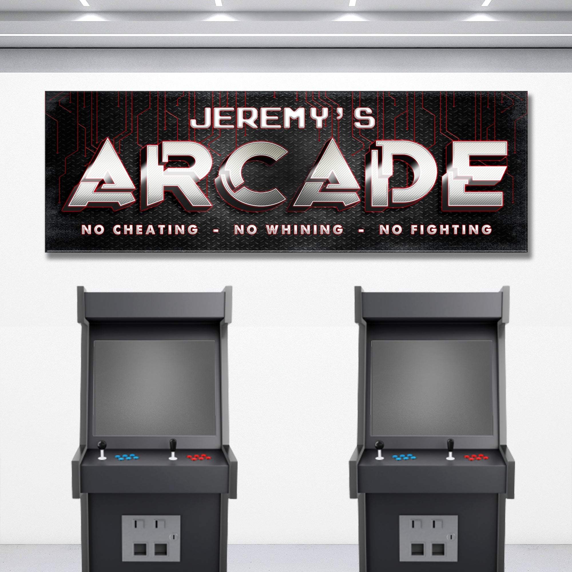 Arcade Family Sign - Tailored Canvases - Flyclothing LLC