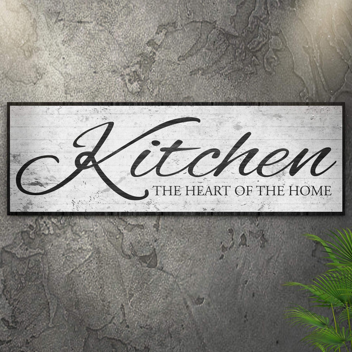 Kitchen Is The Heart Of The Home Sign II - Tailored Canvases - Flyclothing LLC