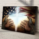 American Faith Canvas Wall Art - Tailored Canvases - Flyclothing LLC