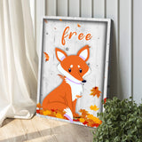 The Most Adorable Free Fox Sign - Tailored Canvases - Flyclothing LLC