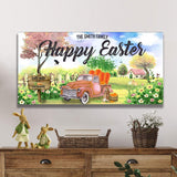 Family Happy Easter Sign - Tailored Canvases - Flyclothing LLC