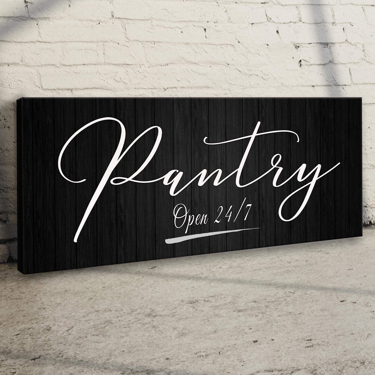 Pantry Open 24/7 Sign - Tailored Canvases - Flyclothing LLC