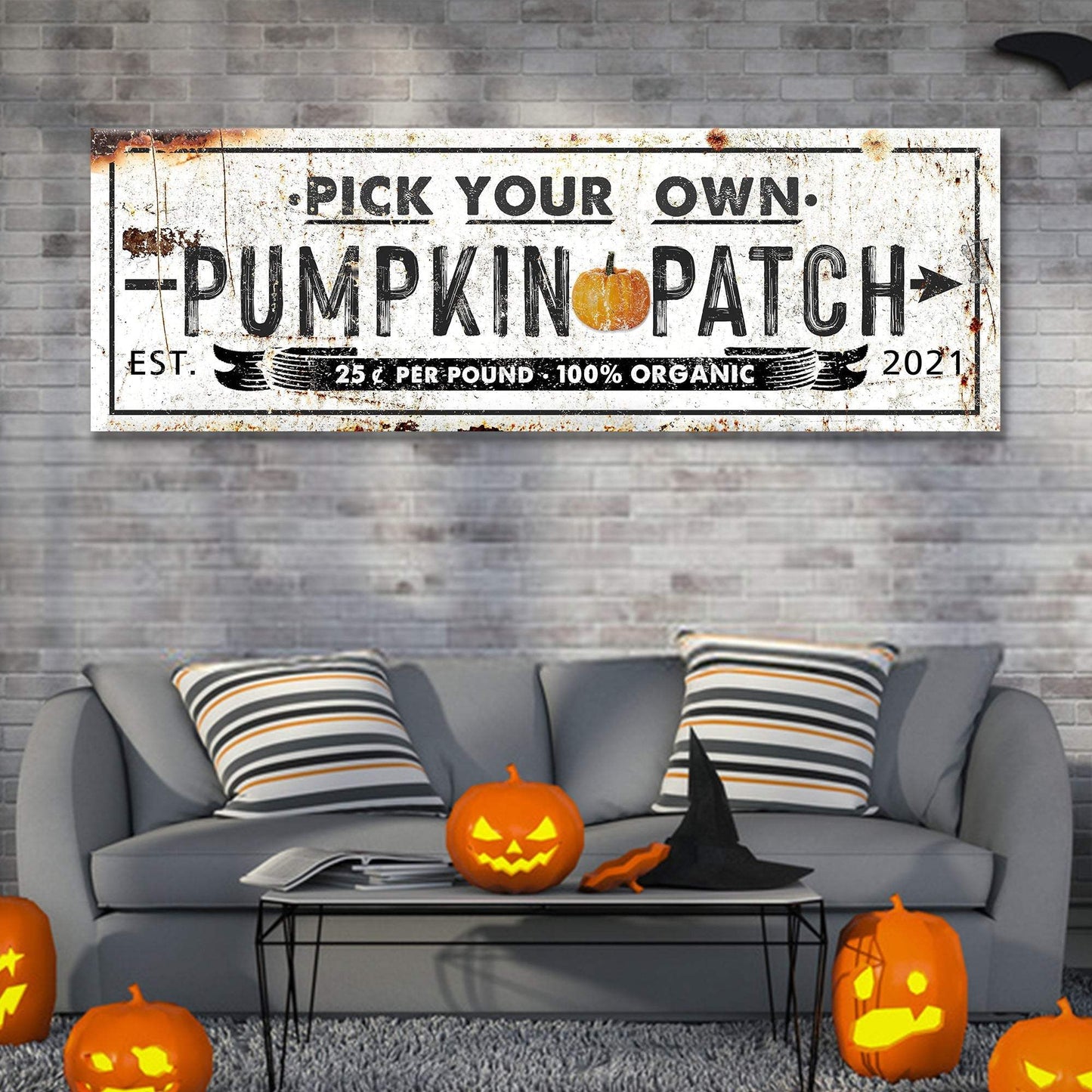 Pick Your Own Pumpkin Patch Sign - Tailored Canvases - Flyclothing LLC