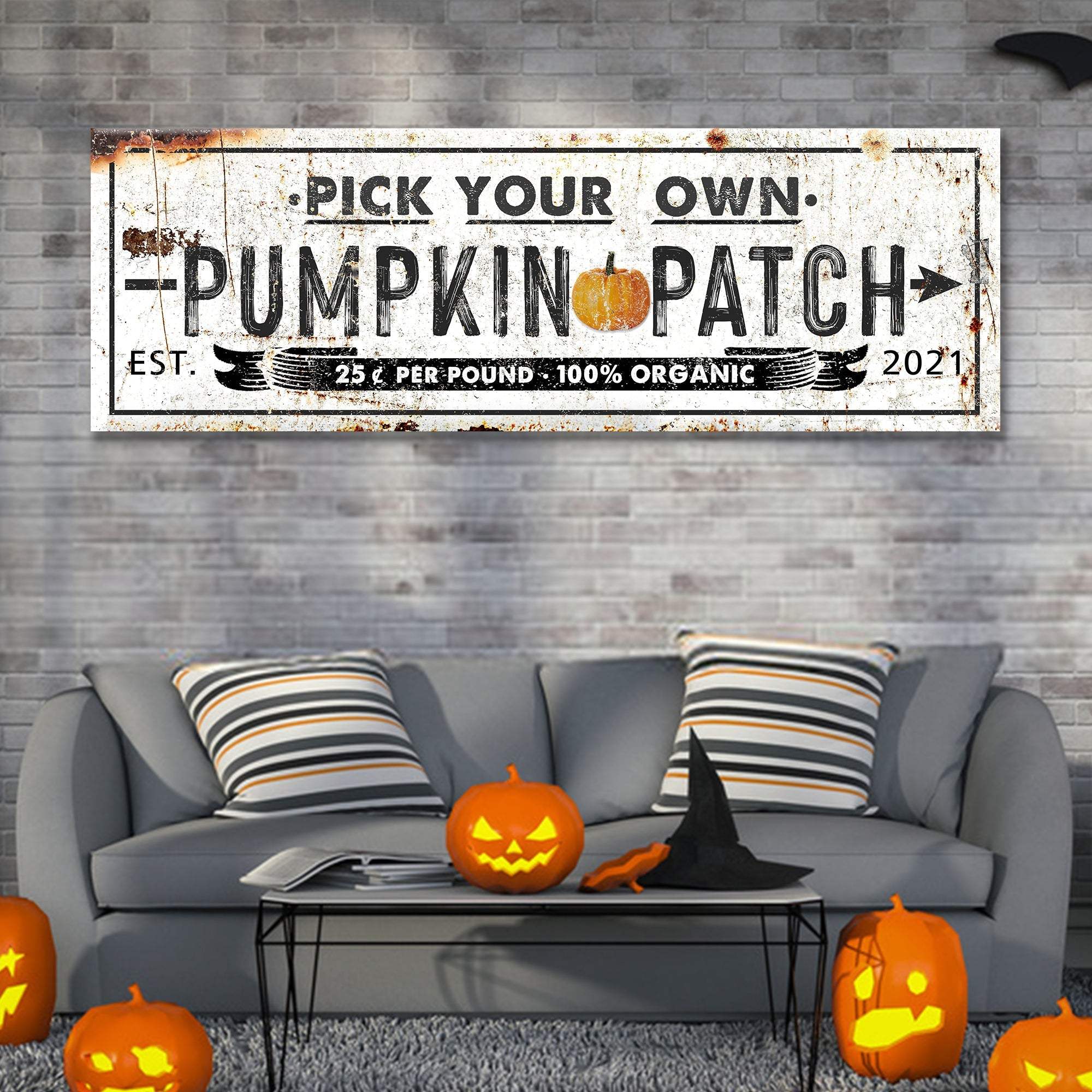 Pick Your Own Pumpkin Patch Sign - Tailored Canvases - Flyclothing LLC