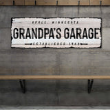 Grandpa Garage Sign II - Tailored Canvases - Flyclothing LLC