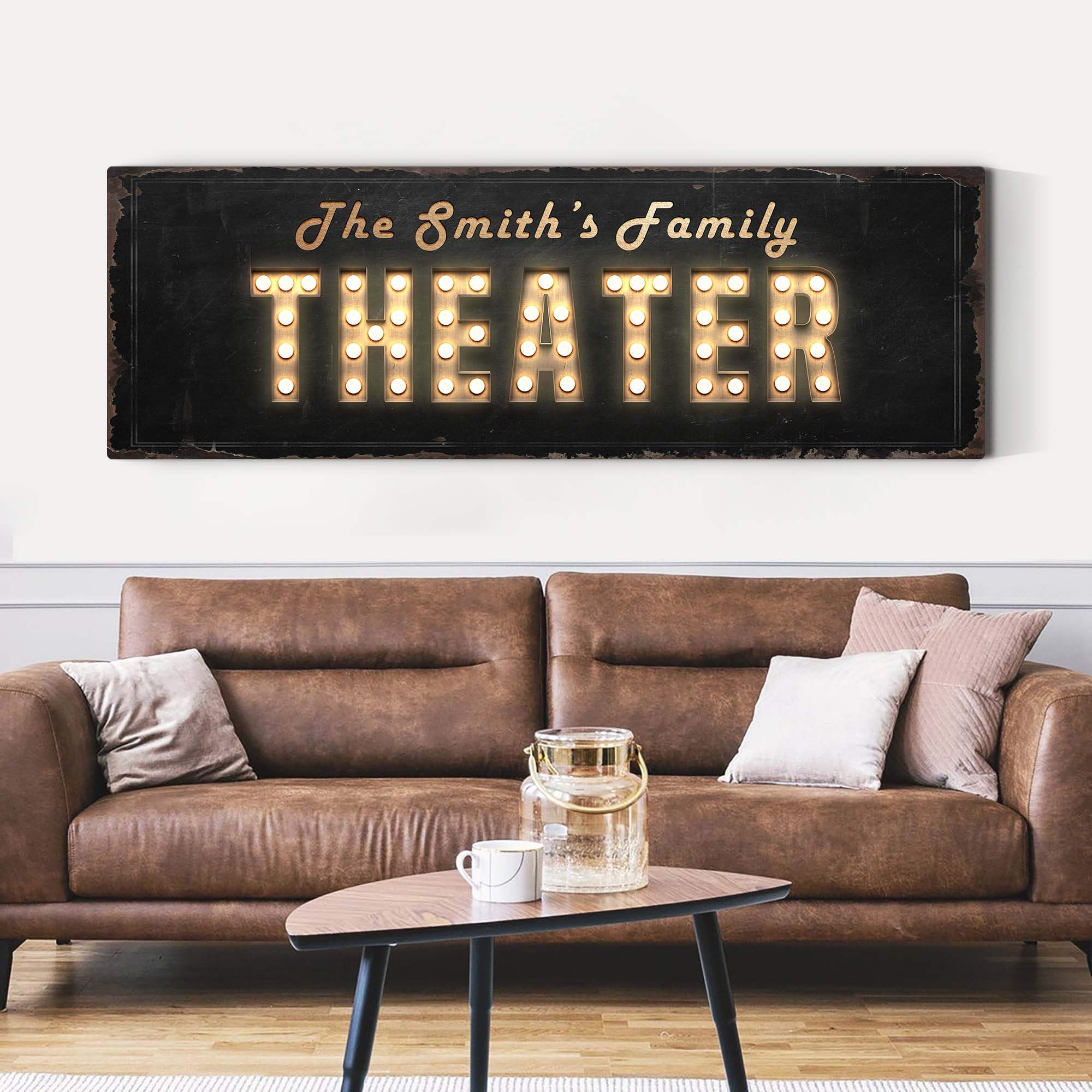 Theater Sign - Tailored Canvases - Flyclothing LLC