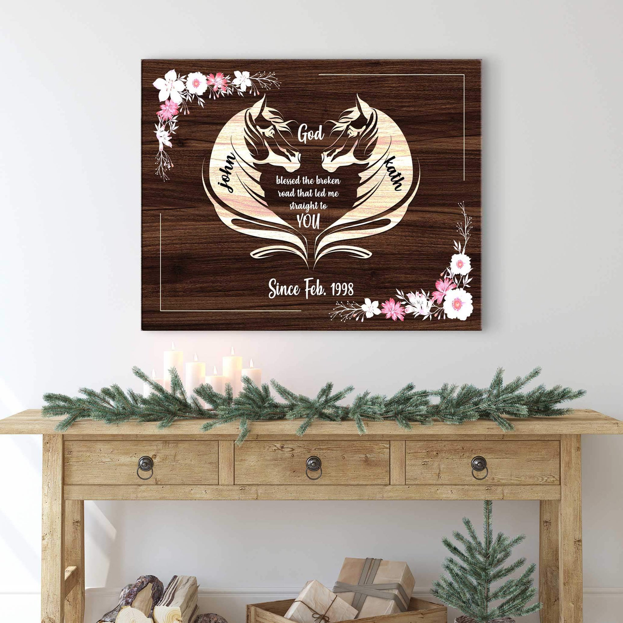 Horse Couple Sign II - Tailored Canvases - Flyclothing LLC