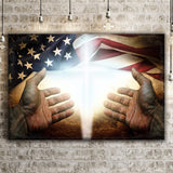 American Faith Canvas Wall Art - Tailored Canvases - Flyclothing LLC