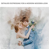 Wedding Watercolor Portrait Sign - Tailored Canvases - Flyclothing LLC