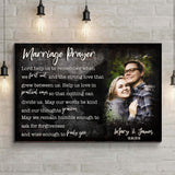 Marriage Prayer Couple Sign - Tailored Canvases - Flyclothing LLC
