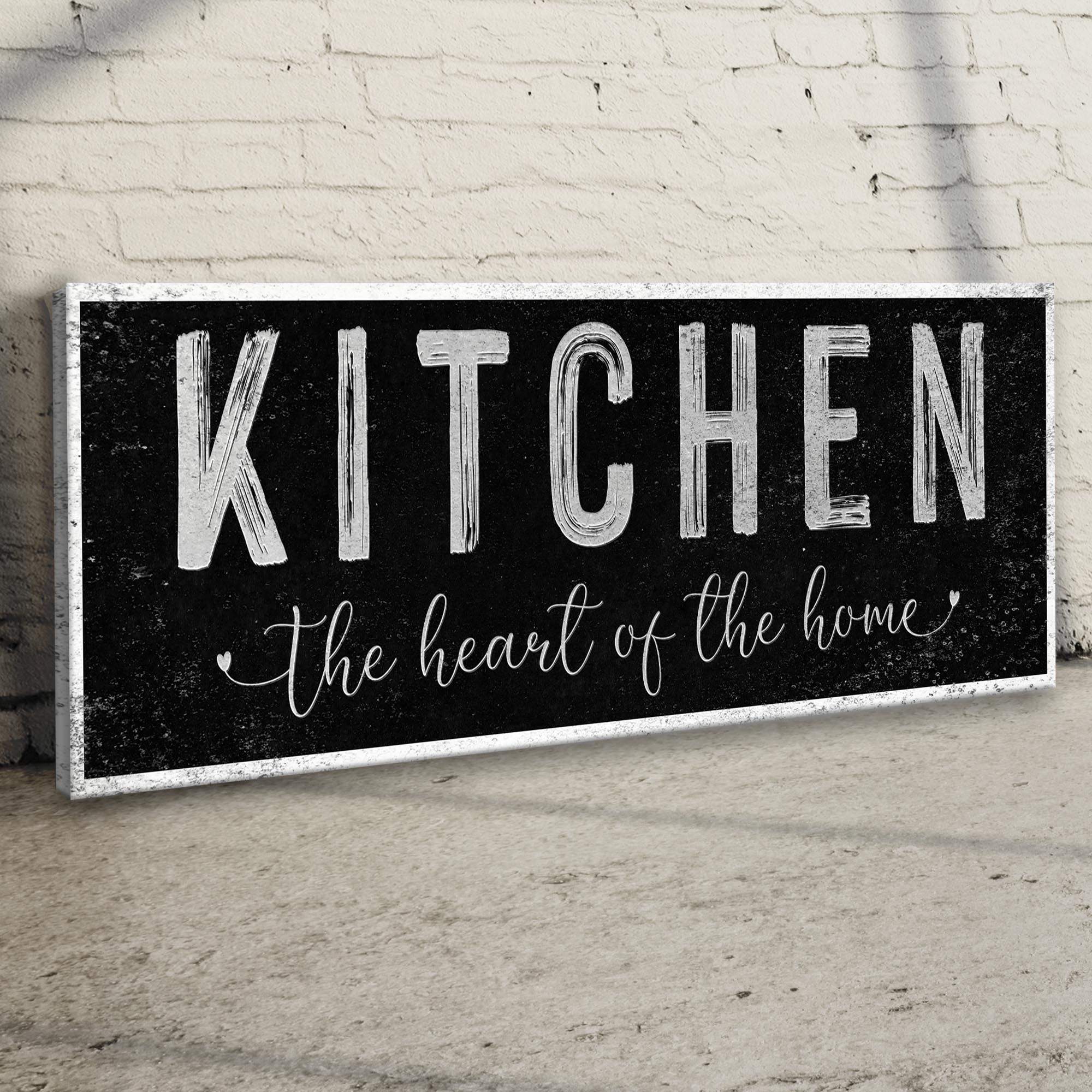 Kitchen Is The Heart Of The Home Sign III - Tailored Canvases - Flyclothing LLC