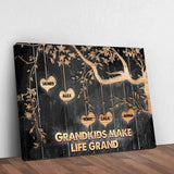 Grandkids Make Life Grand Sign II - Tailored Canvases - Flyclothing LLC