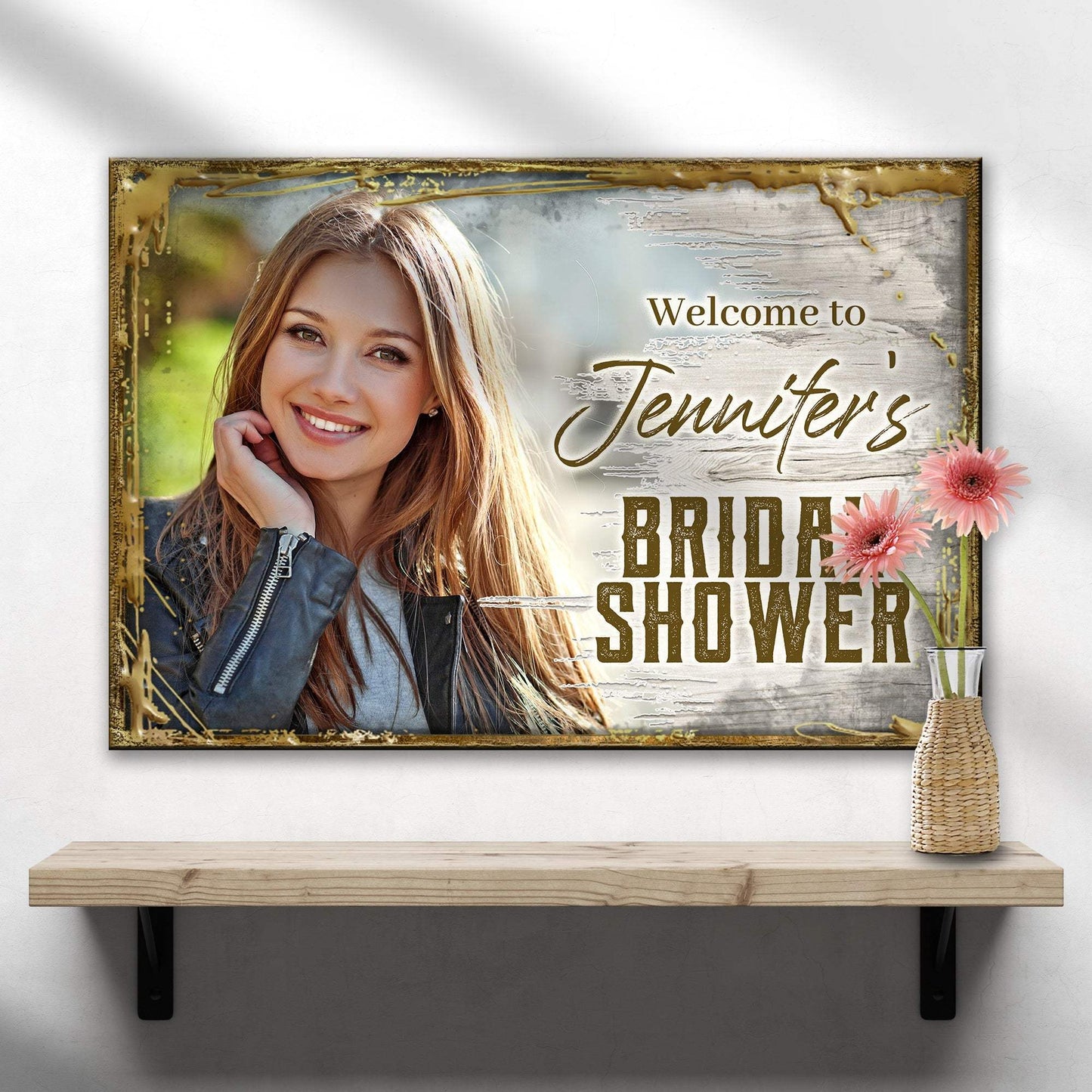 Welcome To The Bridal Shower Sign - Tailored Canvases - Flyclothing LLC