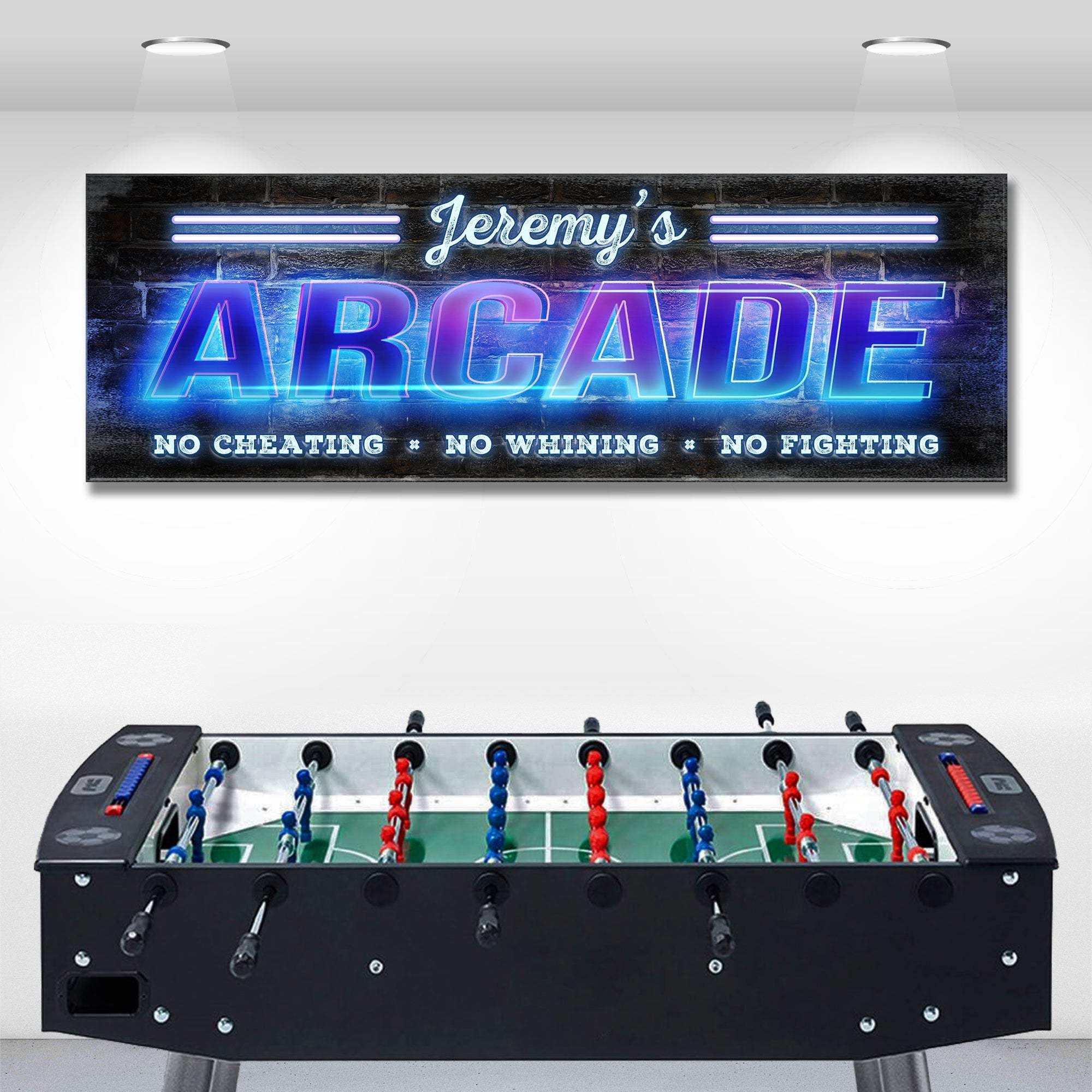 Arcade Family Sign - Tailored Canvases - Flyclothing LLC