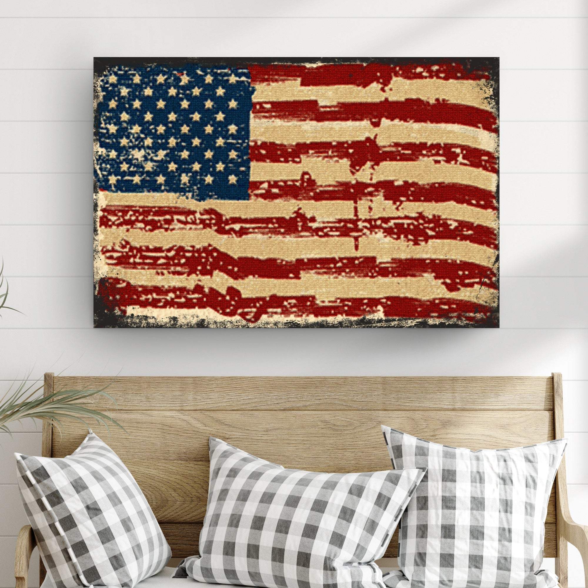 American Flag Canvas Wall Art - Tailored Canvases - Flyclothing LLC