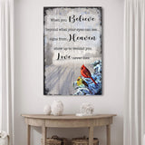 Signs From Heaven That Love Never Dies Sign II - Tailored Canvases - Flyclothing LLC