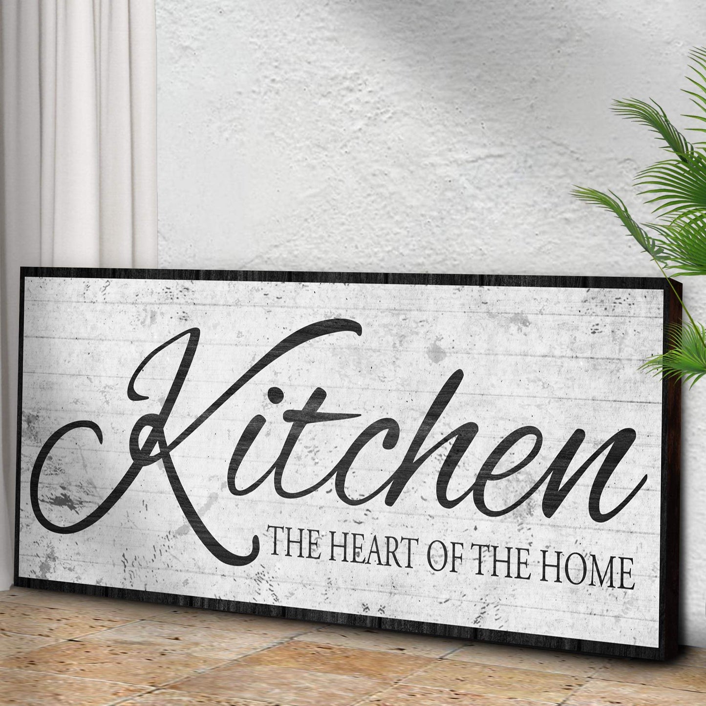 Kitchen Is The Heart Of The Home Sign II - Tailored Canvases - Flyclothing LLC