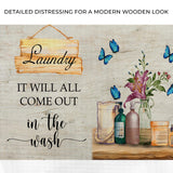It Will All Come Out In The Wash Laundry Sign - Tailored Canvases - Flyclothing LLC