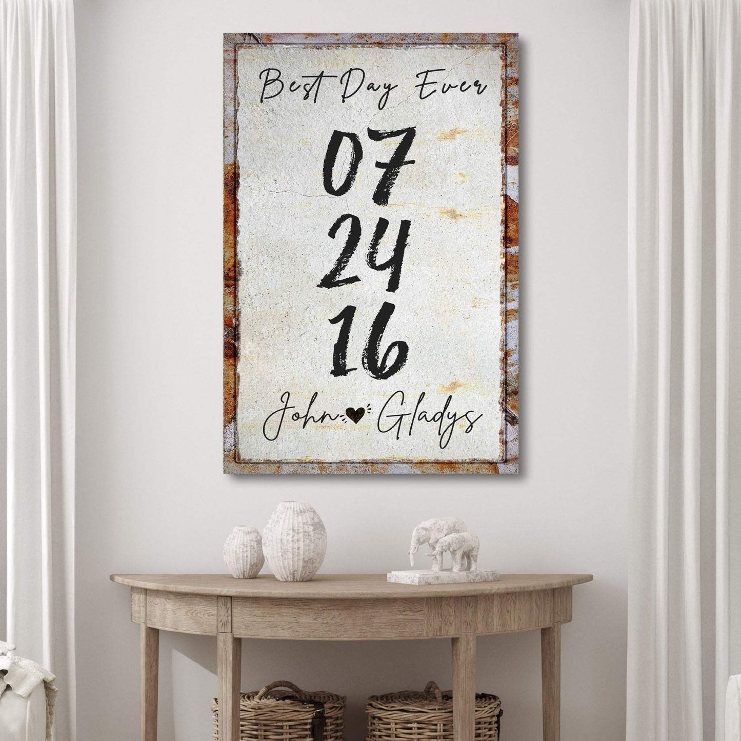 Best Day Ever Sign - Tailored Canvases - Flyclothing LLC