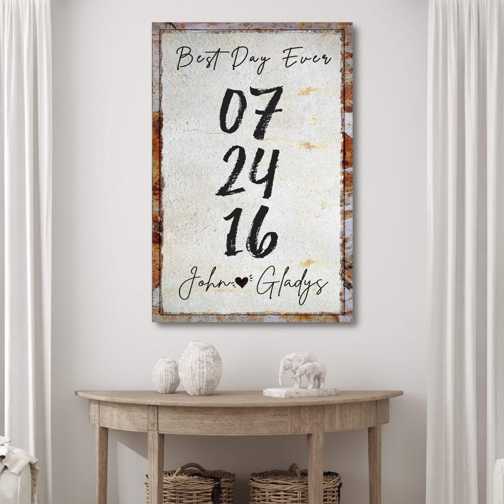Best Day Ever Sign - Tailored Canvases - Flyclothing LLC