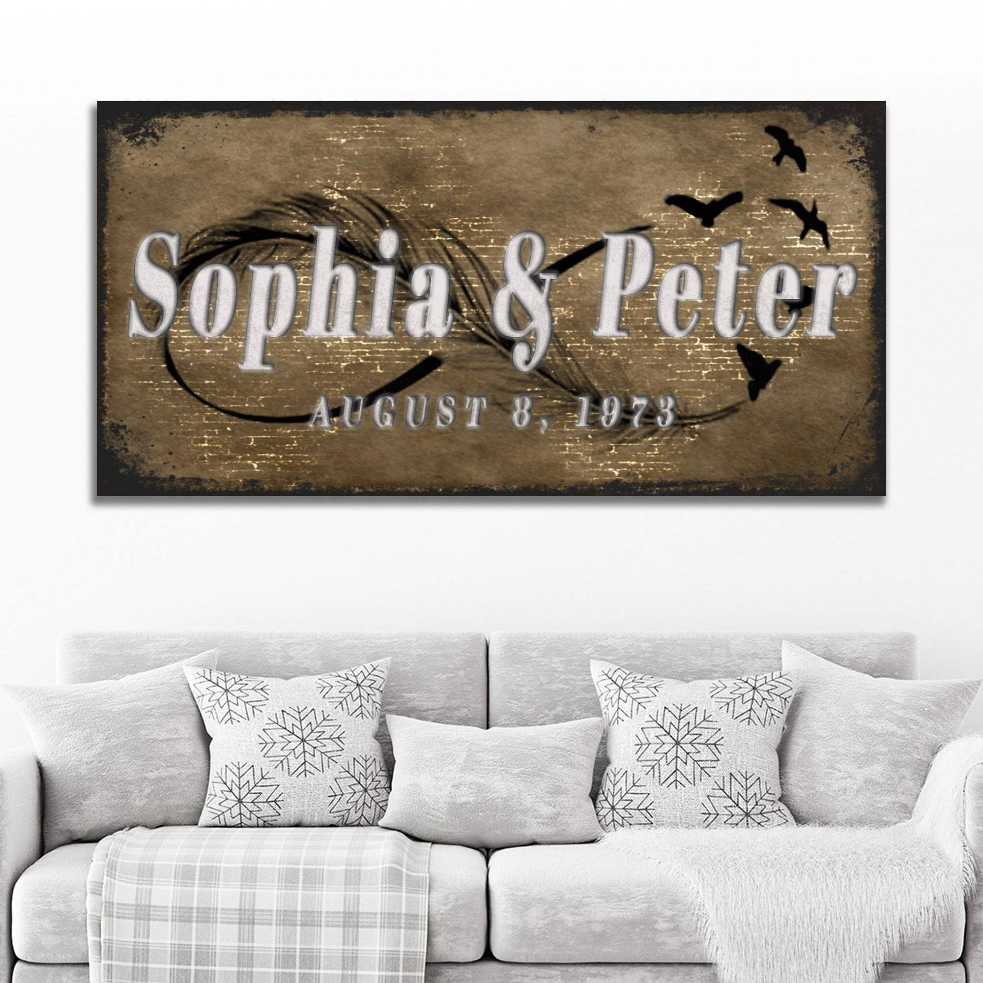 Couple Infinity Sign II - Tailored Canvases - Flyclothing LLC