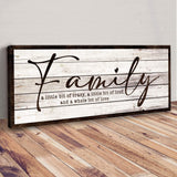 A Little Bit Of Crazy, Loud, And A Whole Lot Of Love Family Sign III - Tailored Canvases - Flyclothing LLC