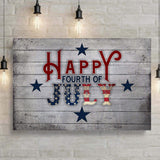 Happy Fourth Of July Sign - Tailored Canvases - Flyclothing LLC