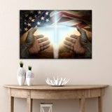 American Faith Canvas Wall Art - Tailored Canvases - Flyclothing LLC