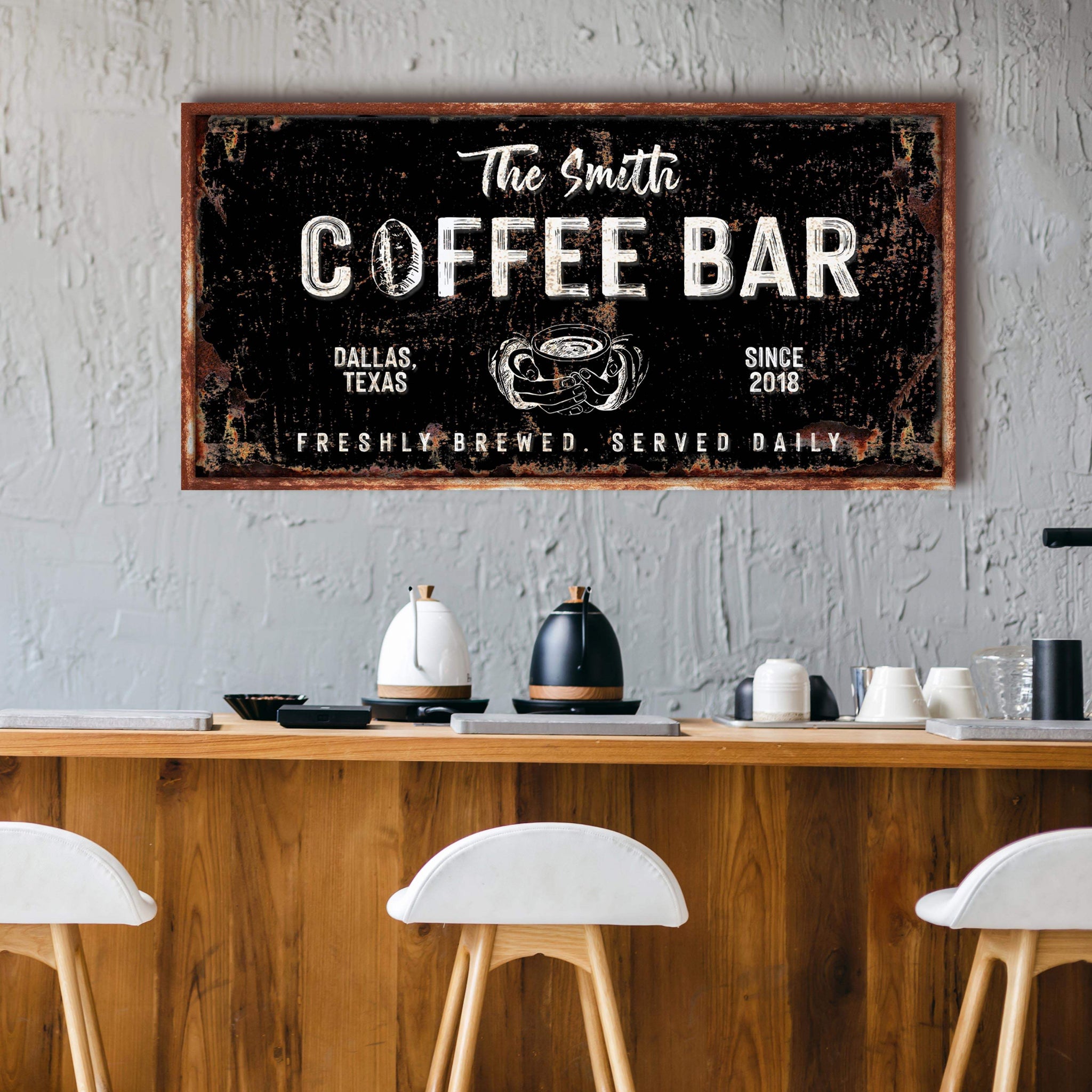 Coffee Bar Sign IV - Tailored Canvases - Flyclothing LLC