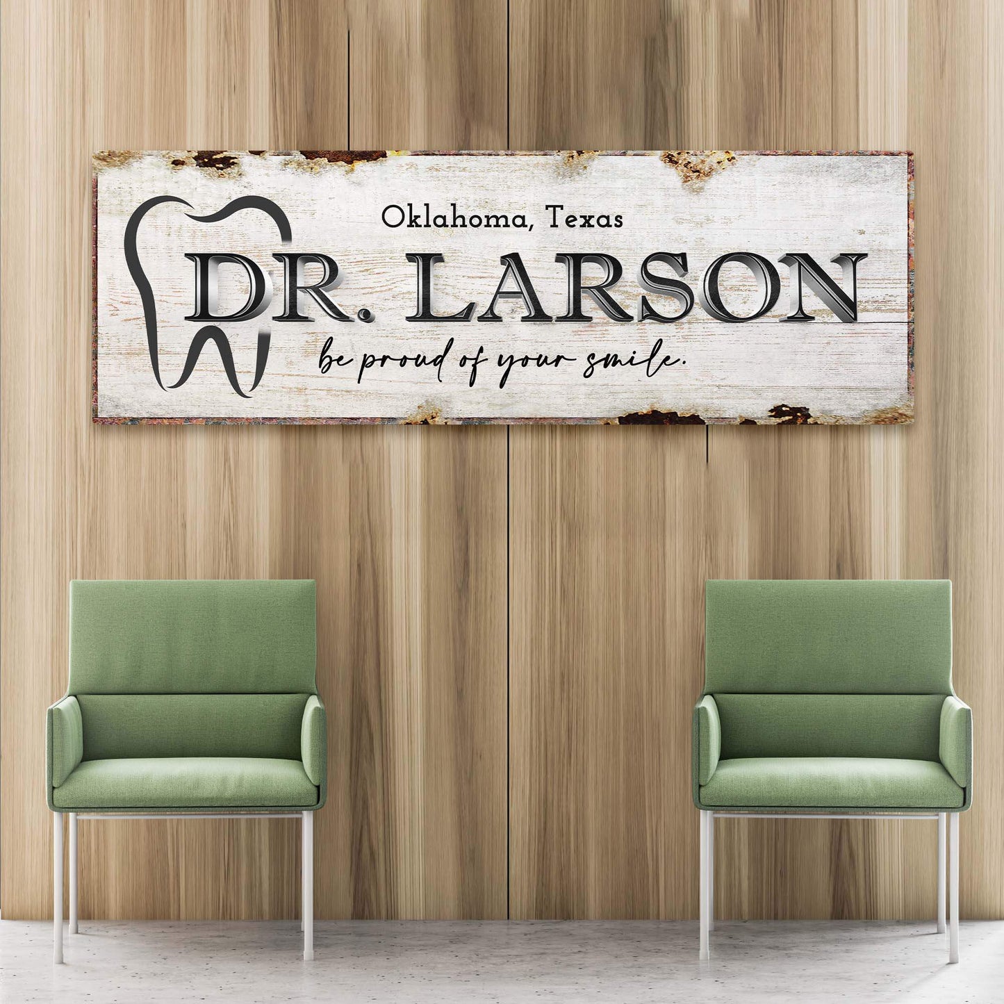 Dentist Name Sign - Tailored Canvases - Flyclothing LLC