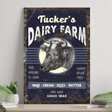 Dairy Farm Sign - Tailored Canvases - Flyclothing LLC