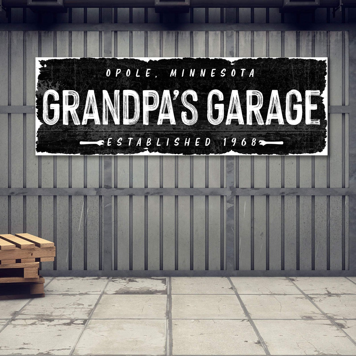 Grandpa Garage Sign II - Tailored Canvases - Flyclothing LLC