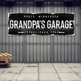 Grandpa Garage Sign II - Tailored Canvases - Flyclothing LLC