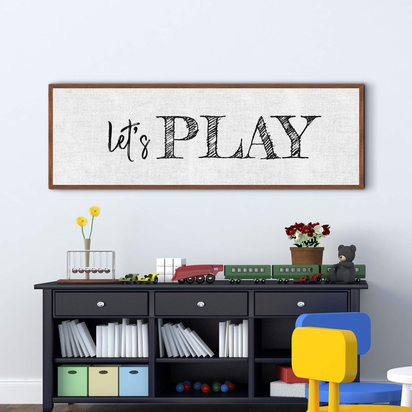 Let's Play Sign - Tailored Canvases - Flyclothing LLC