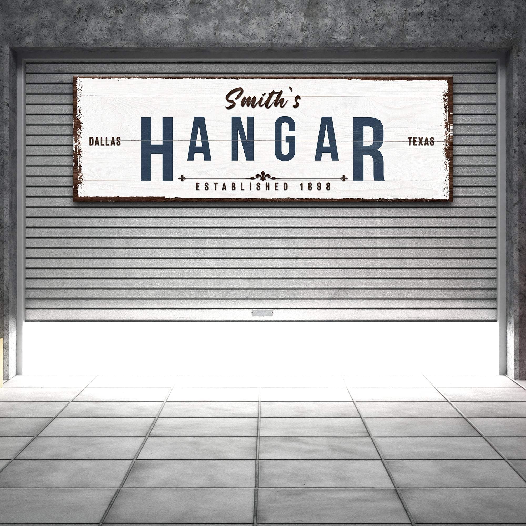 Hangar Sign - Tailored Canvases - Flyclothing LLC