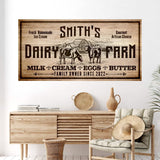 Dairy Farm Sign II - Tailored Canvases - Flyclothing LLC