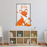 The Most Adorable Free Fox Sign - Tailored Canvases - Flyclothing LLC