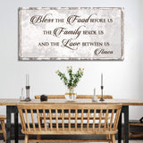 Bless Our Food, Family, And Love Sign - Tailored Canvases - Flyclothing LLC