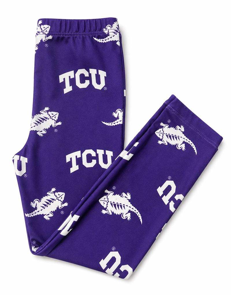 TCU Purple Frog Leggings - Mila & Rose ® - Flyclothing LLC