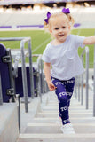 TCU Purple Frog Leggings - Mila & Rose ® - Flyclothing LLC