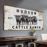 Cattle Ranch Rustic Sign - Tailored Canvases - Flyclothing LLC