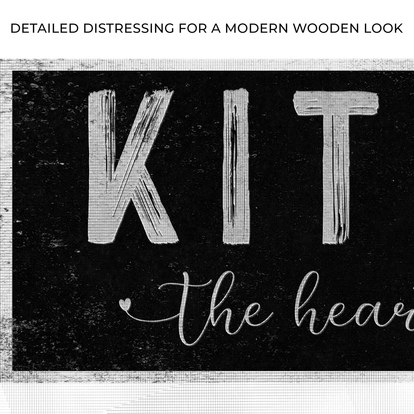 Kitchen Is The Heart Of The Home Sign III - Tailored Canvases - Flyclothing LLC