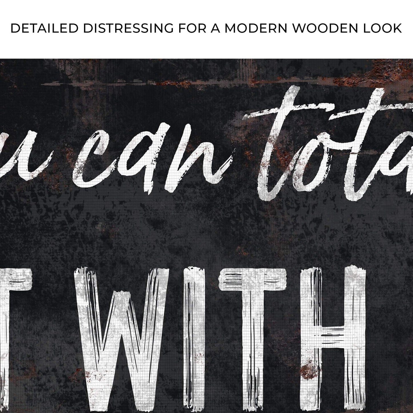 You Can Totally Sit With Us Sign - Tailored Canvases - Flyclothing LLC