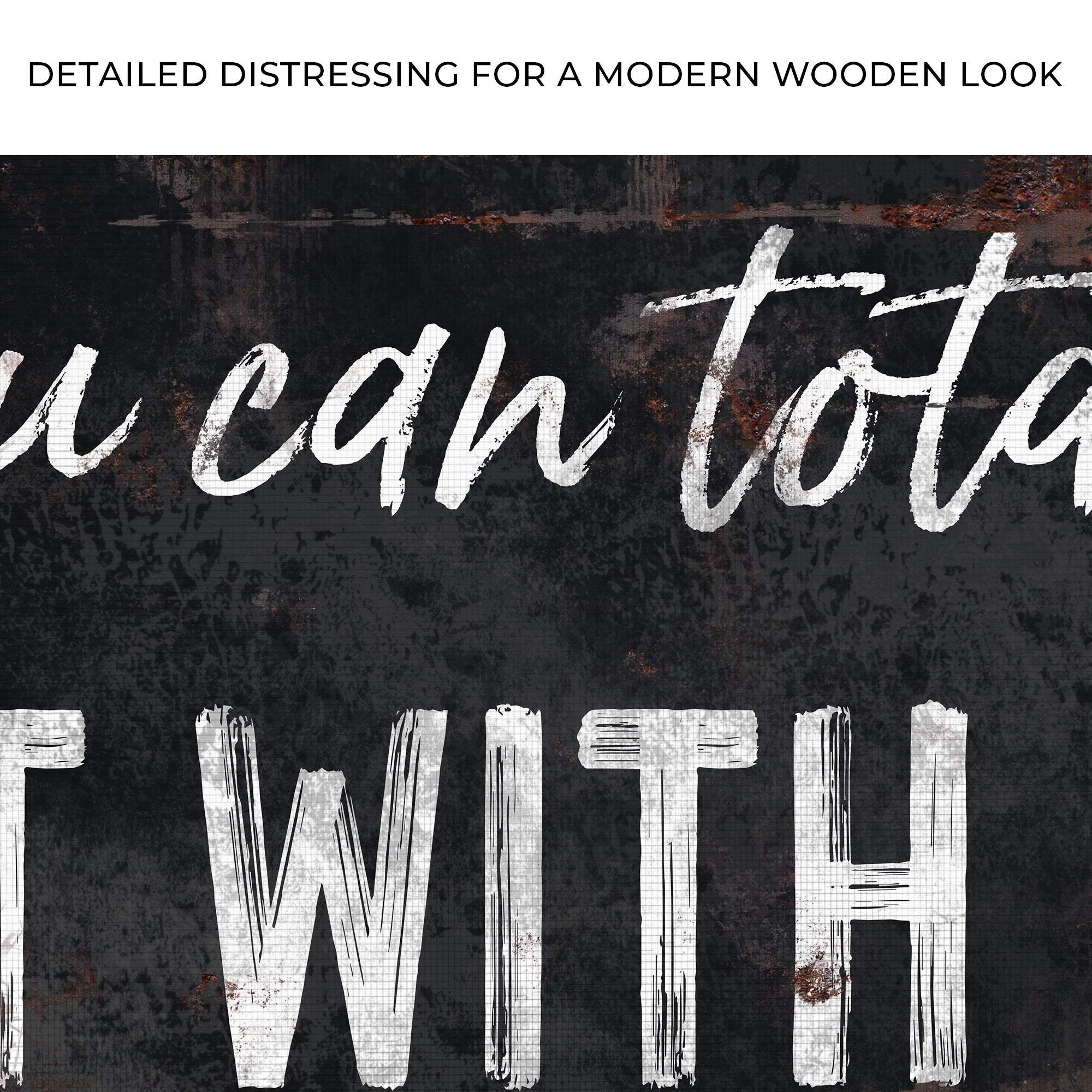 You Can Totally Sit With Us Sign - Tailored Canvases - Flyclothing LLC