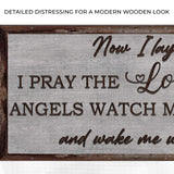 Now I Lay Me Down To Sleep Sign - Tailored Canvases - Flyclothing LLC